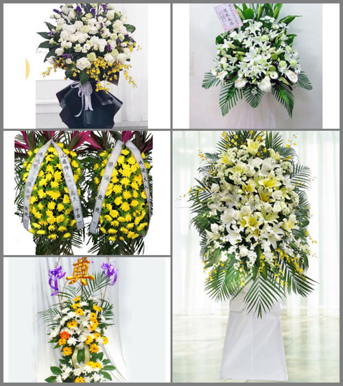 福建泉州安溪县长坑乡南洋村白事花篮预定